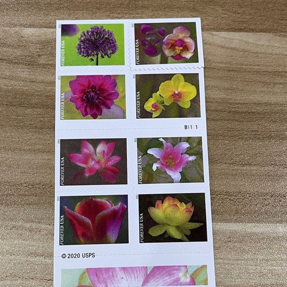 USPS first-class wedding celebration anniversary flower party 25 volumes 500 pcs - Picture 1 of 3